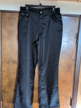 Fashion Bug Black Stretch Dress Pants Size 12